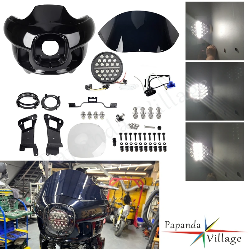 For Harley Softail Low Rider S FXLRS ST FXLRST FXLR 2018-2023 Motorcycle Headlight Front Upper Fairing Cowl Mount And Bracket
For Harley Softail Low Rider S FXLRS ST FXLRST FXLR 2018-2023 Motorcycle Headlight Front Upper Fairing Cowl Mount And Bracket