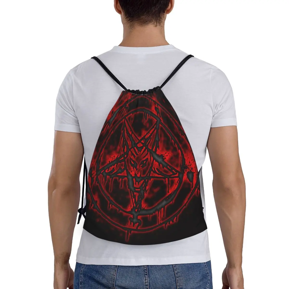 Pentagram-Satanism-Sigil-Of-Baphomet-Devil Backpacks Multi-function Drawstring Bags Sports Bag Book Bags For Travel Students
Pentagram-Satanism-Sigil-Of-Baphomet-Devil Backpacks Multi-function Drawstring Bags Sports Bag Book Bags For Travel Students
