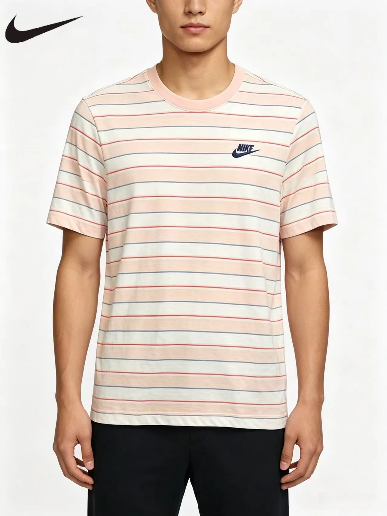 Oversized Tee TopNike Men's Summer Casual Striped Cotton Short Sleeve T-Shirt, Soft & Breathable Classic Sports Tee HJ0551-664
Oversized Tee TopNike Men's Summer Casual Striped Cotton Short Sleeve T-Shirt, Soft & Breathable Classic Sports Tee HJ0551-664