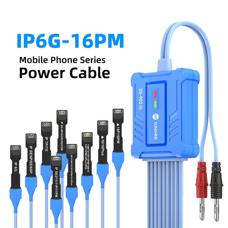 SUNSHINE SS-905 SE IP 6G-16PM Кабель питания Серия мобильных телефонов Кабель с защитой от изгиба Телефон Инструменты для ремонта кабеля Smart Power Boot
SUNSHINE SS-905 SE IP 6G-16PM Кабель питания Серия мобильных телефонов Кабель с защитой от изгиба Телефон Инструменты для ремонта кабеля Smart Power Boot