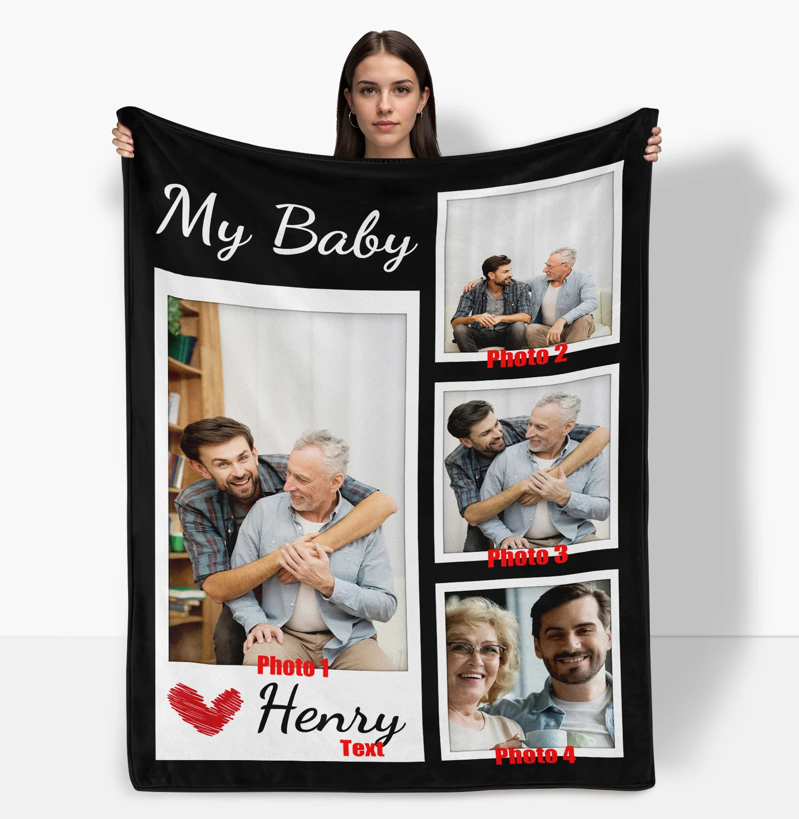 Custom Photo Blanket Personalized Frame Design With Heartfelt Text Unique Gift Idea Throw Featuring Creative Keepsake
Custom Photo Blanket Personalized Frame Design With Heartfelt Text Unique Gift Idea Throw Featuring Creative Keepsake
