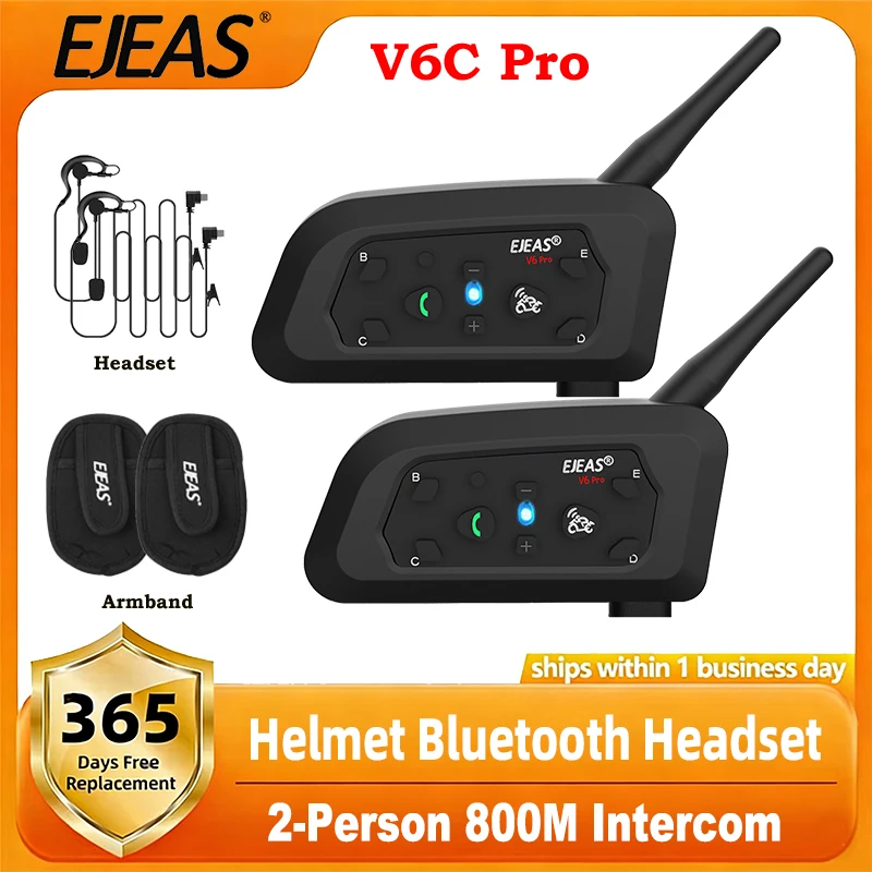 EJEAS V6C Pro Профессиональная гарнитура для футбольных судей, велосипедный интерком, Bluetooth-гарнитура для судей, водонепроницаемая, с шумоподавлением
EJEAS V6C Pro Профессиональная гарнитура для футбольных судей, велосипедный интерком, Bluetooth-гарнитура для судей, водонепроницаемая, с шумоподавлением