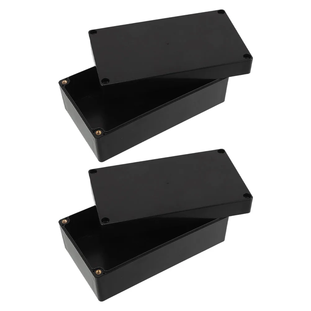 2Pcs Waterproof Box Plastic Black Junction Weatherproof Connection Electronic Container Outdoor Enclosure Box
2Pcs Waterproof Box Plastic Black Junction Weatherproof Connection Electronic Container Outdoor Enclosure Box