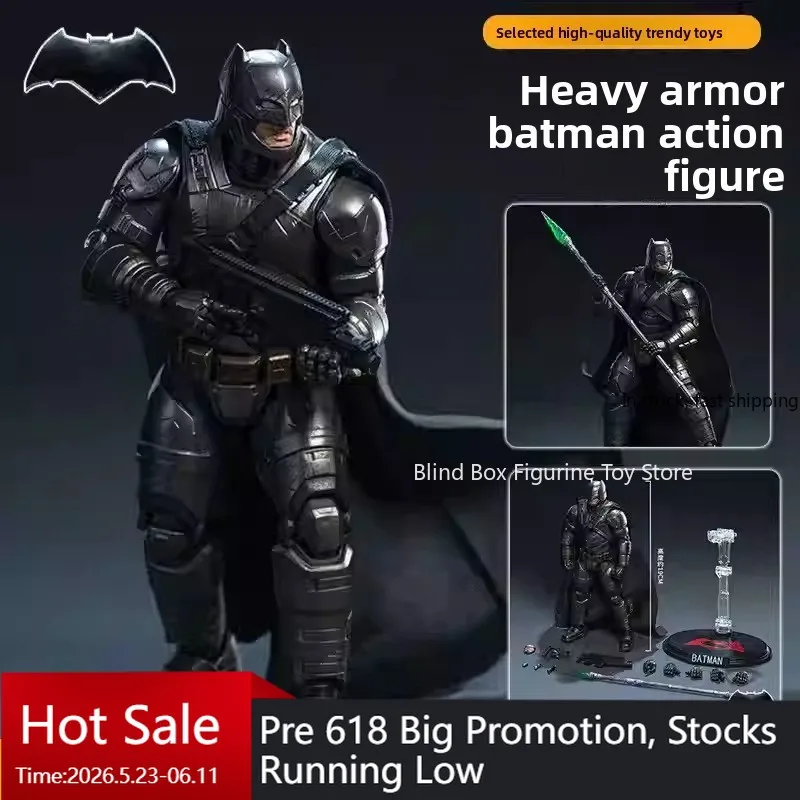FondJoy DC1013 Heavy Armor Batman 1/9 Scale Articulated Action Figure Justice League Movie Character PVC Collectible Model Gift
FondJoy DC1013 Heavy Armor Batman 1/9 Scale Articulated Action Figure Justice League Movie Character PVC Collectible Model Gift