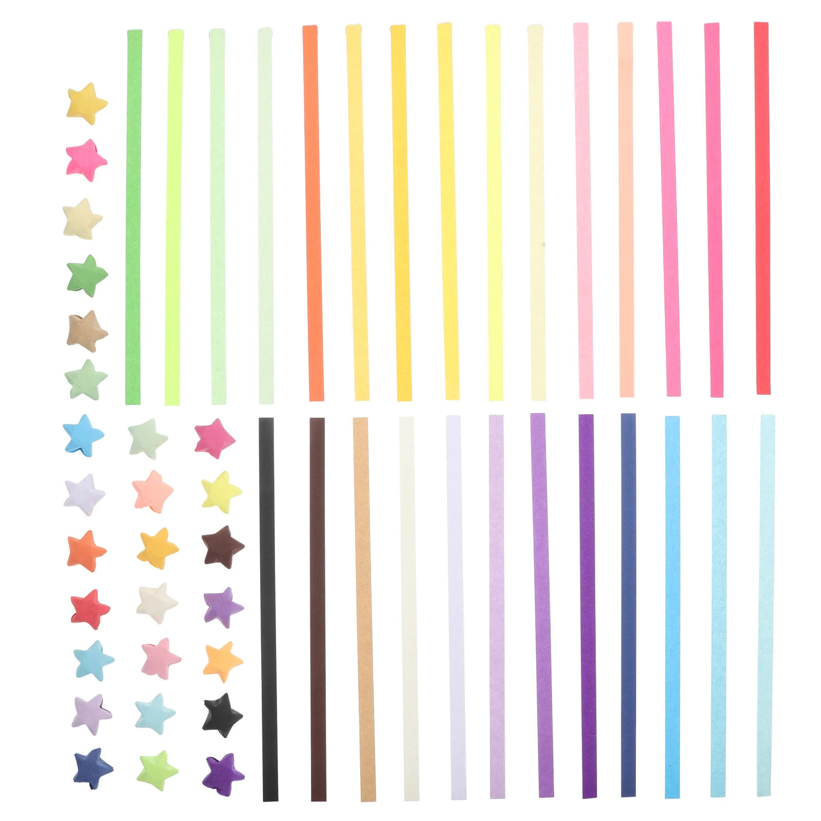 Origami Lucky Colorful Craft Paper Double Sided Folding Strips Double Sided Origami Strips for Diy CreativeDecoration
Origami Lucky Colorful Craft Paper Double Sided Folding Strips Double Sided Origami Strips for Diy CreativeDecoration