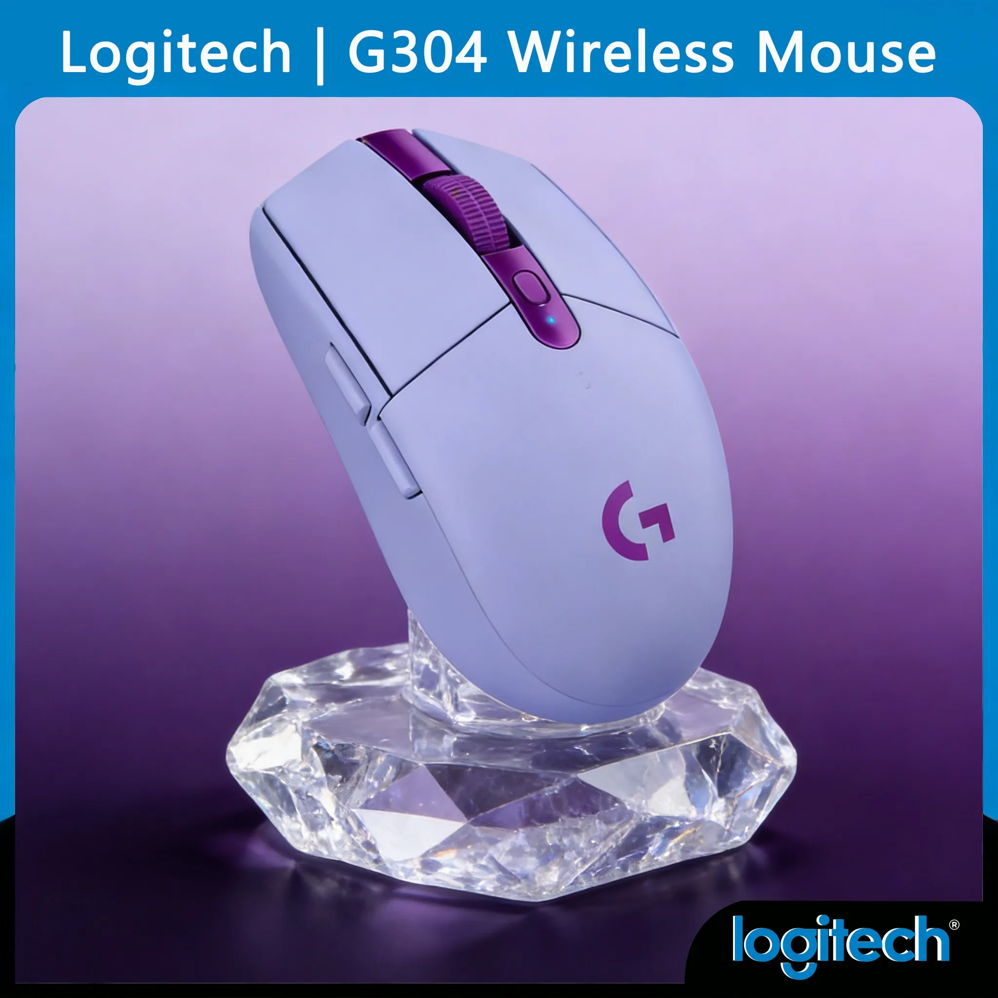 Беспроводная игровая мышь G304/G305 с встроенной памятью для хранения профилей и программируемыми кнопками
Беспроводная игровая мышь G304/G305 с встроенной памятью для хранения профилей и программируемыми кнопками