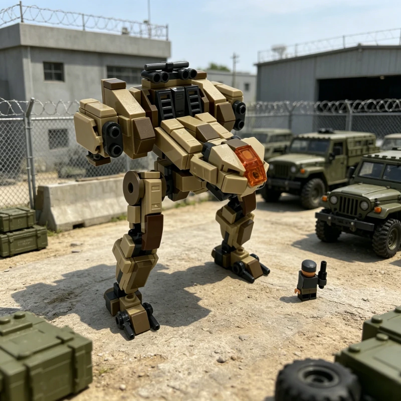 Cool Sci-Fi Combat Mecha Robot MOC Brick Kit Small Particle Articulated Mech Model Stylish Tabletop Decor Present For Collectors
Cool Sci-Fi Combat Mecha Robot MOC Brick Kit Small Particle Articulated Mech Model Stylish Tabletop Decor Present For Collectors