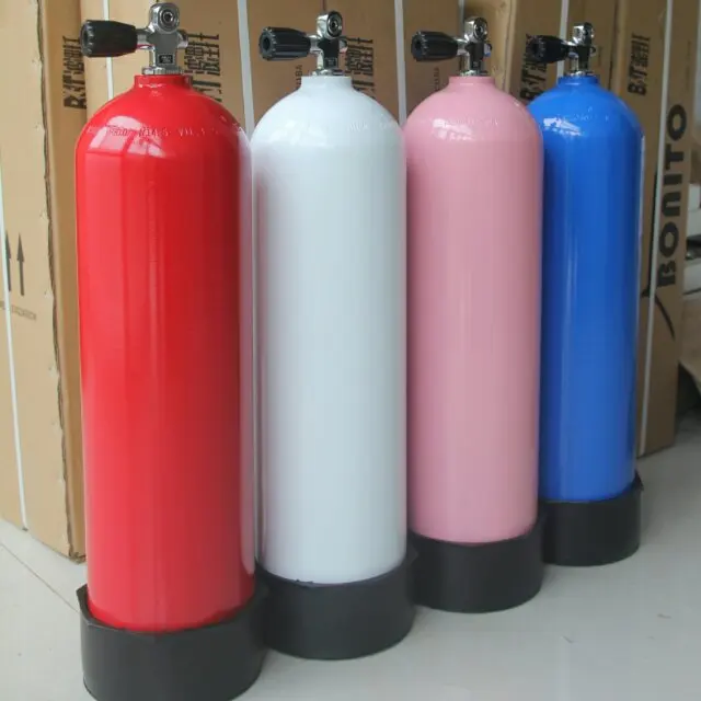Custom Professional Colorful Aluminum Scuba Diving Oxygen Tank Diving Air Cylinder for Underwater Sports
Custom Professional Colorful Aluminum Scuba Diving Oxygen Tank Diving Air Cylinder for Underwater Sports