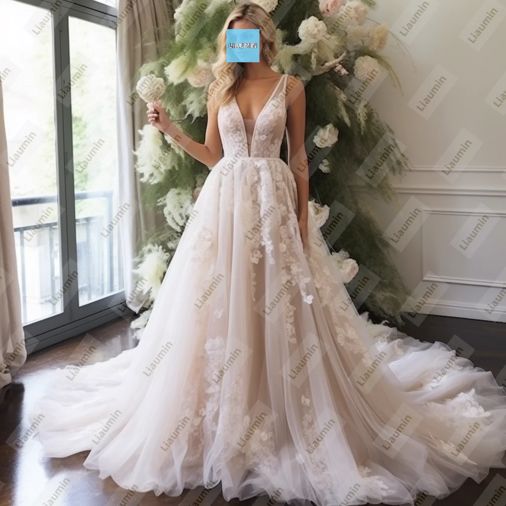 Classic A Line Tulle Lace Applique With Strap Prom Formal Wedding Dresses Evening Lace-Up Back Hand Made Customized A8.1.15
Classic A Line Tulle Lace Applique With Strap Prom Formal Wedding Dresses Evening Lace-Up Back Hand Made Customized A8.1.15