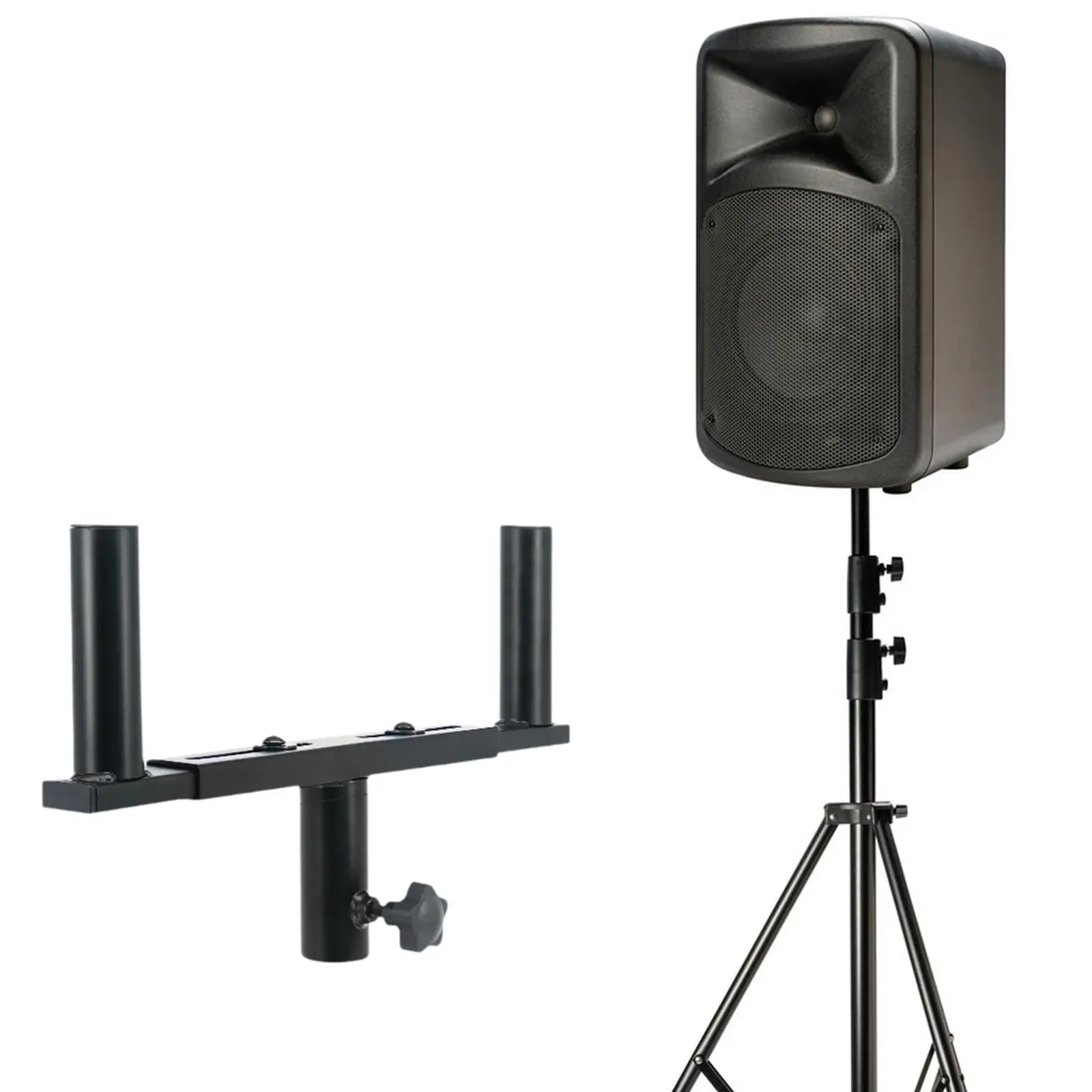 Double Speaker Mount Bar Speaker Pole Stand Multifunction Sturdy Mounting Fork Bracket for Show Indoor Stage Performance
Double Speaker Mount Bar Speaker Pole Stand Multifunction Sturdy Mounting Fork Bracket for Show Indoor Stage Performance