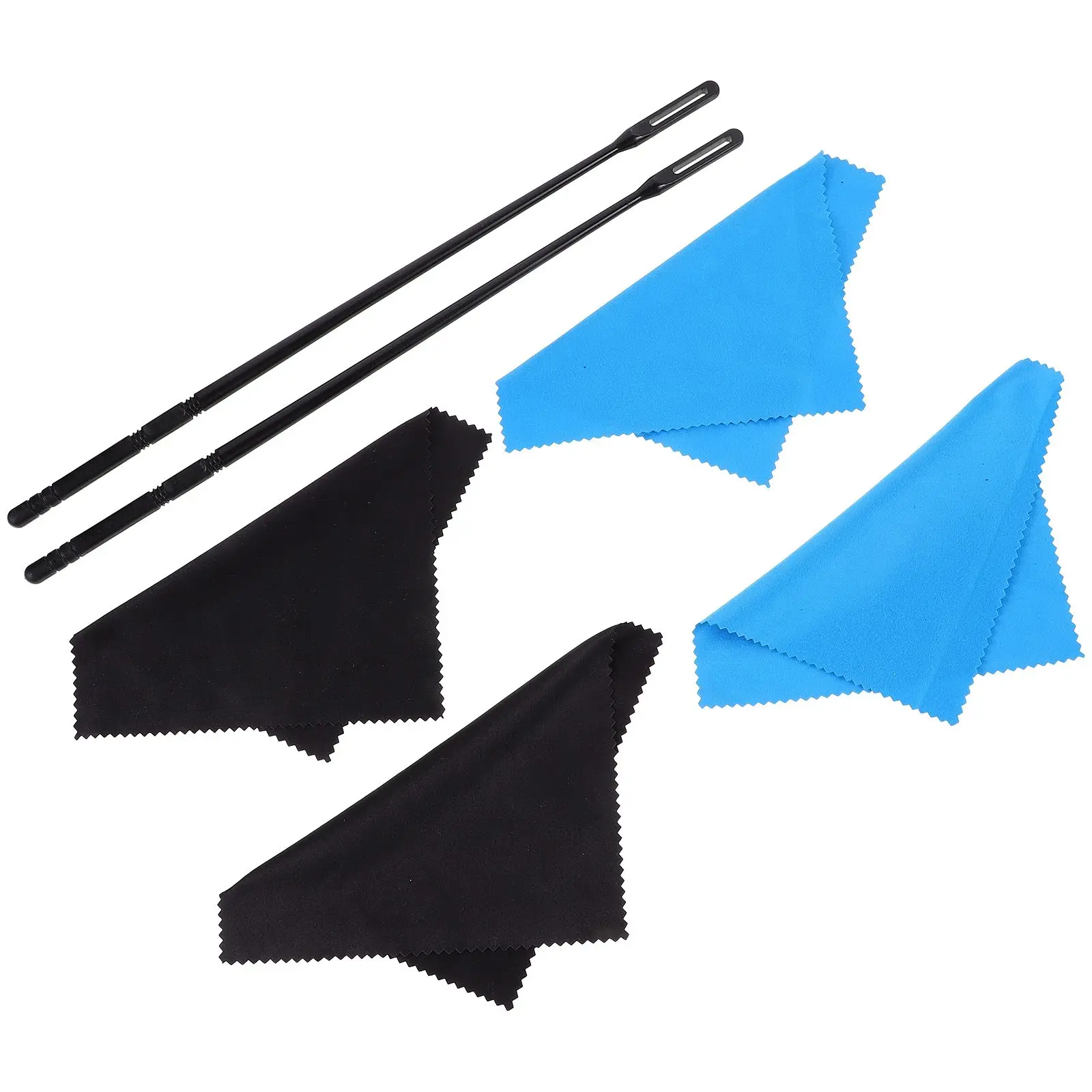 6Pcs Flute Cleaning Kit 2Rods 2BlackCloths 2BlueCloths PlasticMaterial Professional MaintenanceTool Set InstrumentSwab Supplies
6Pcs Flute Cleaning Kit 2Rods 2BlackCloths 2BlueCloths PlasticMaterial Professional MaintenanceTool Set InstrumentSwab Supplies