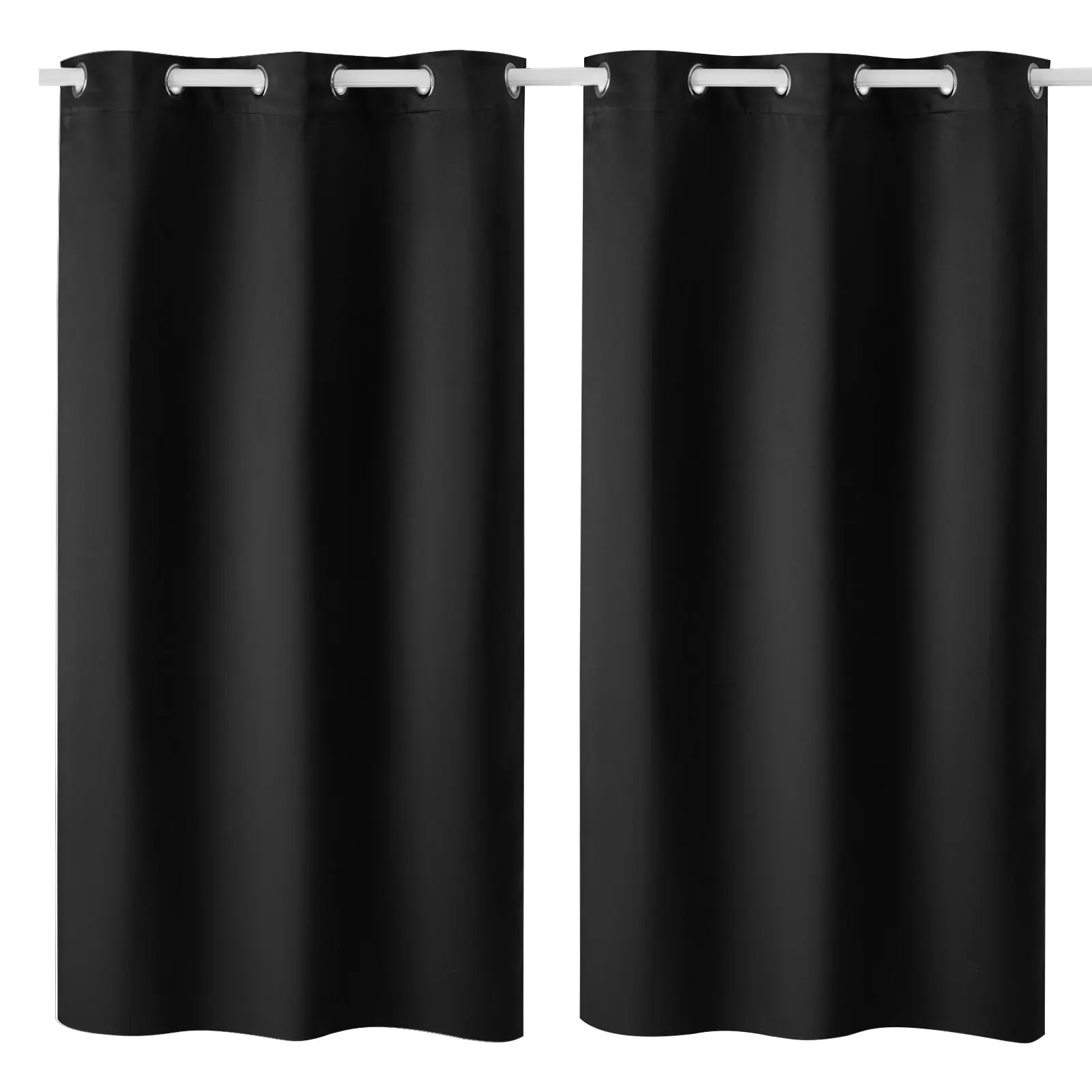 Blackout Curtains, 63 Inch Length 2 Panels Set, 42 Inch Wide Each, Thermal Insulated Blackout Light Blocking Drapes, With Grommets, Polyester Curtains For Bedroom Living Room Window, Black
Blackout Curtains, 63 Inch Length 2 Panels Set, 42 Inch Wide Each, Thermal Insulated Blackout Light Blocking Drapes, With Grommets, Polyester Curtains For Bedroom Living Room Window, Black