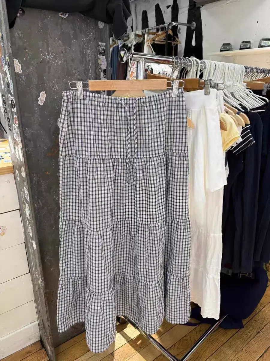 American Sle Plaid f Skirt with Belt High Waist A-Line Skirt BM Cake Skirt Versatile Spicy Girl Commute Cotton Hand Iron...
American Sle Plaid f Skirt with Belt High Waist A-Line Skirt BM Cake Skirt Versatile Spicy Girl Commute Cotton Hand Iron...