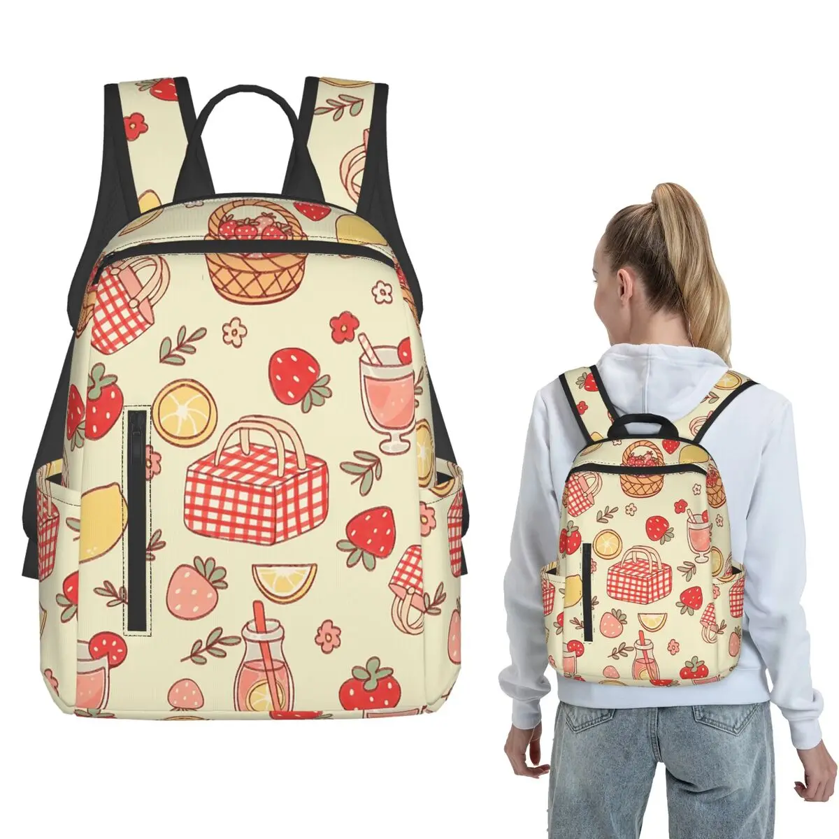 A Picnic For 2 Backpack Daypack Children BookBag School Bag Shoulder Bags for Men Women
A Picnic For 2 Backpack Daypack Children BookBag School Bag Shoulder Bags for Men Women
