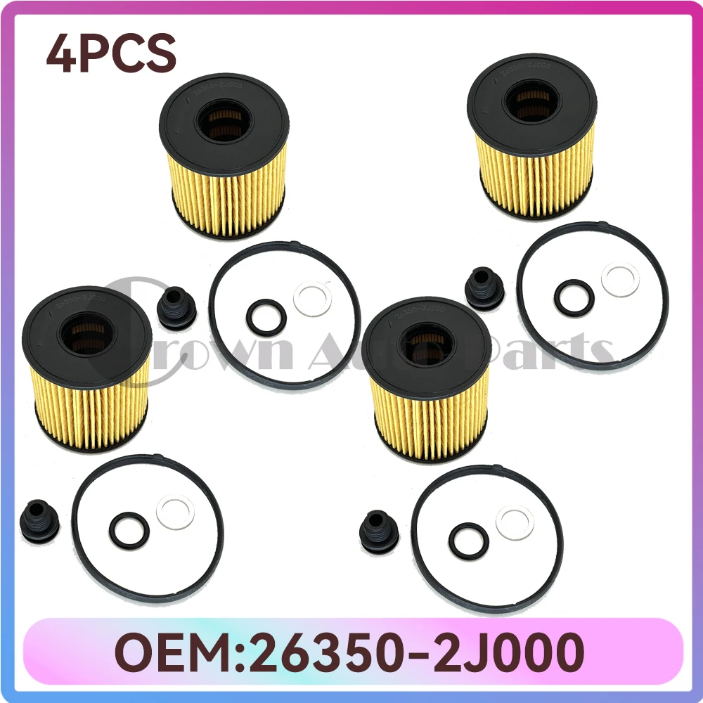 1/4Pcs 263502J000 Auto Oil Filter Kit for 2020-2023 Hyundai Elantra Kona Sonata Kia Sportage 26350-2J000
1/4Pcs 263502J000 Auto Oil Filter Kit for 2020-2023 Hyundai Elantra Kona Sonata Kia Sportage 26350-2J000