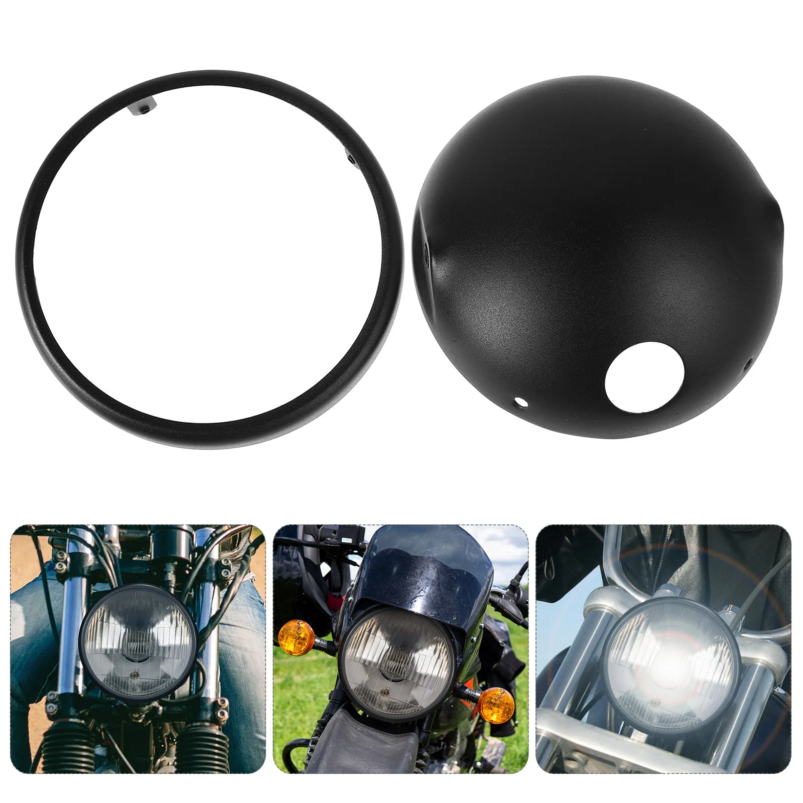 1Set Motorcycle Headlight Shell Universal 7 Inch Round Headlight Housing Bucket Bracket Mount Cover Lamp Shell Bracket Assembly
1Set Motorcycle Headlight Shell Universal 7 Inch Round Headlight Housing Bucket Bracket Mount Cover Lamp Shell Bracket Assembly