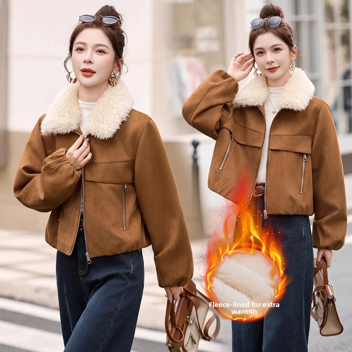 Высококачественная замша Faion Deer, женская осенне-зимняя корейская версия Ele, супер красивая универсальная мотоциклетная обувь...
Высококачественная замша Faion Deer, женская осенне-зимняя корейская версия Ele, супер красивая универсальная мотоциклетная обувь...