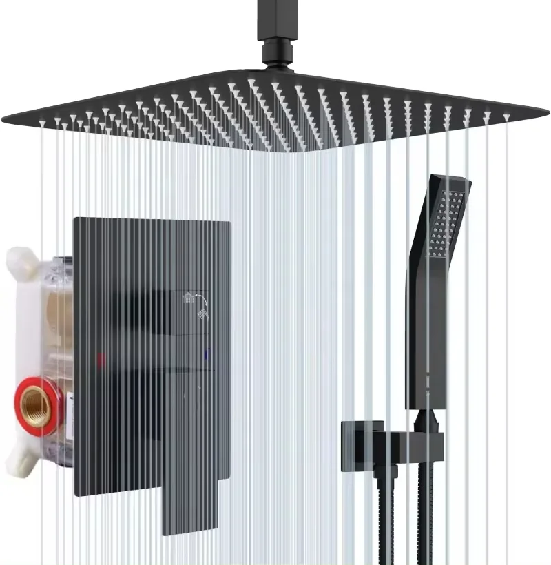 Hot Sale Brass Concealed Wall Mounted Shower System Bthroom Big Rain Shower Set Jet Spray Polished Finish Ceramic for Apartments
Hot Sale Brass Concealed Wall Mounted Shower System Bthroom Big Rain Shower Set Jet Spray Polished Finish Ceramic for Apartments