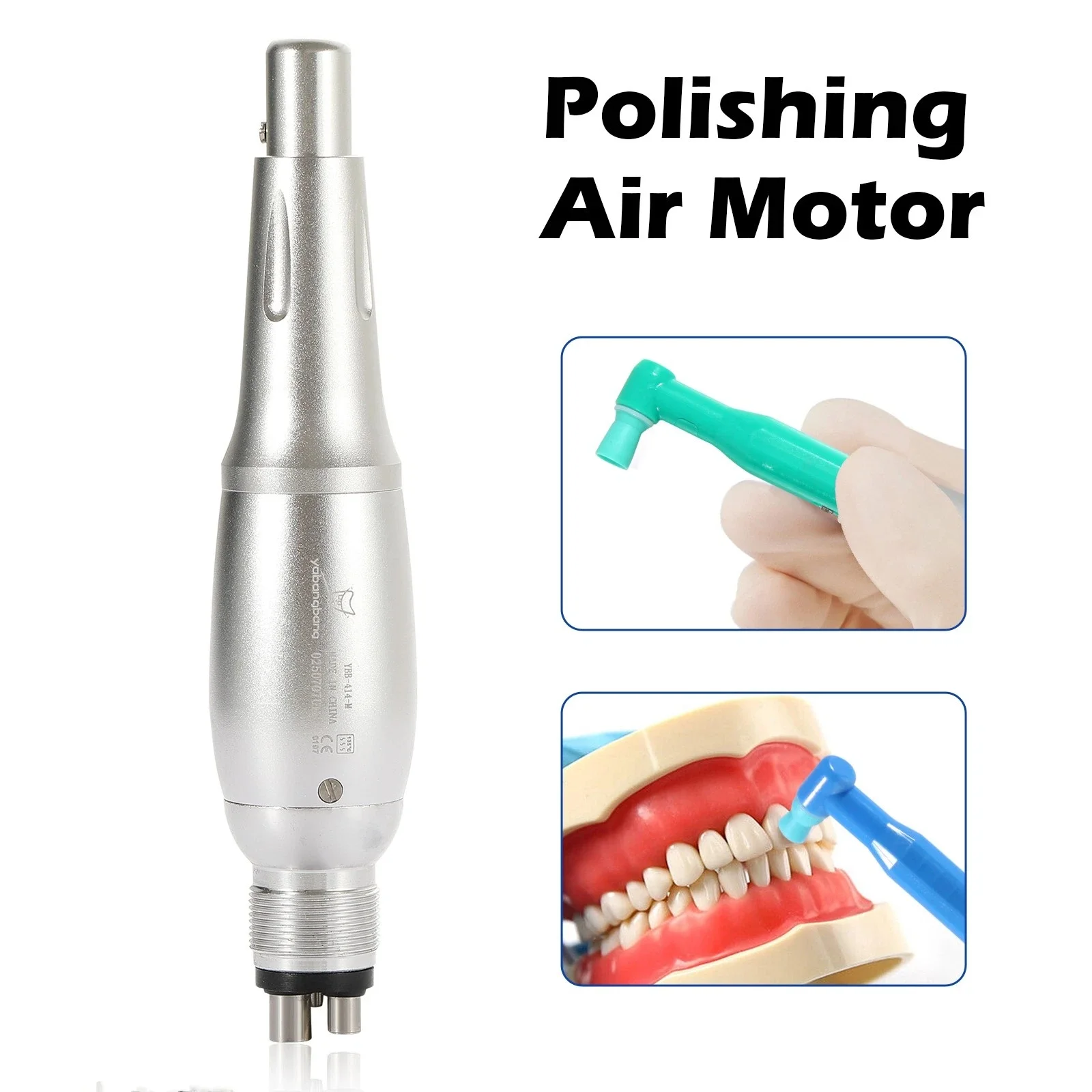 Dental 4:1 Hygiene Prophy Handpiece Straight Cone Air Motor 4Hole 360° Swivel
Dental 4:1 Hygiene Prophy Handpiece Straight Cone Air Motor 4Hole 360° Swivel