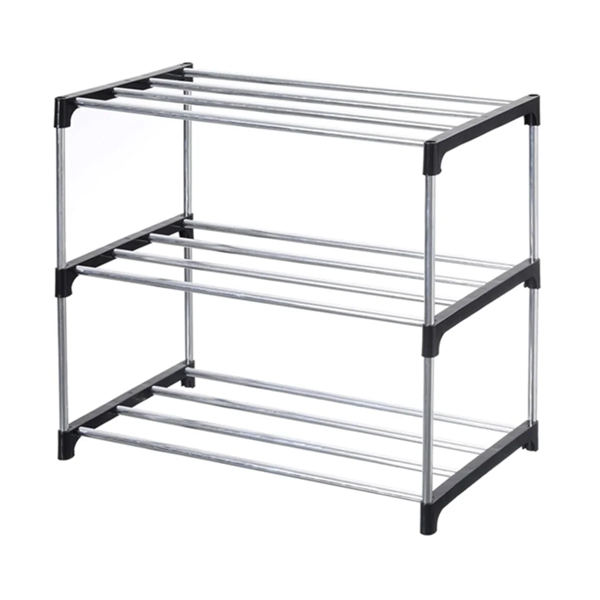 SPOR Stackable Small Shoe Rack, Entryway, Hallway and Closet Space Saving Storage and Organization (3-Tier, Black)
SPOR Stackable Small Shoe Rack, Entryway, Hallway and Closet Space Saving Storage and Organization (3-Tier, Black)