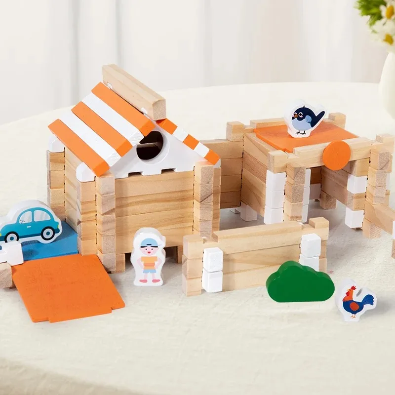 【Best-selling】DIY Wooden Building Blocks Set Mini House Montessori Learning Toy For Children Early Education Creative Wood Block
【Best-selling】DIY Wooden Building Blocks Set Mini House Montessori Learning Toy For Children Early Education Creative Wood Block