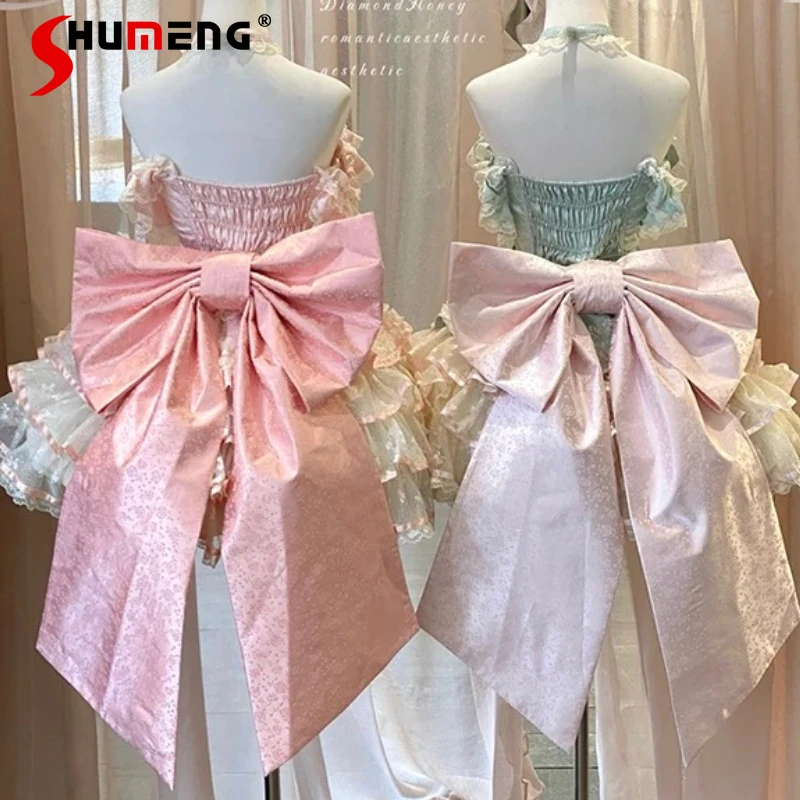 Summer New Beautiful Sweet Cute Brithday Party Dress Heavy Industry Rose Lace Romantic Atmosphere Fairy Princess Y2k Vestidos
Summer New Beautiful Sweet Cute Brithday Party Dress Heavy Industry Rose Lace Romantic Atmosphere Fairy Princess Y2k Vestidos