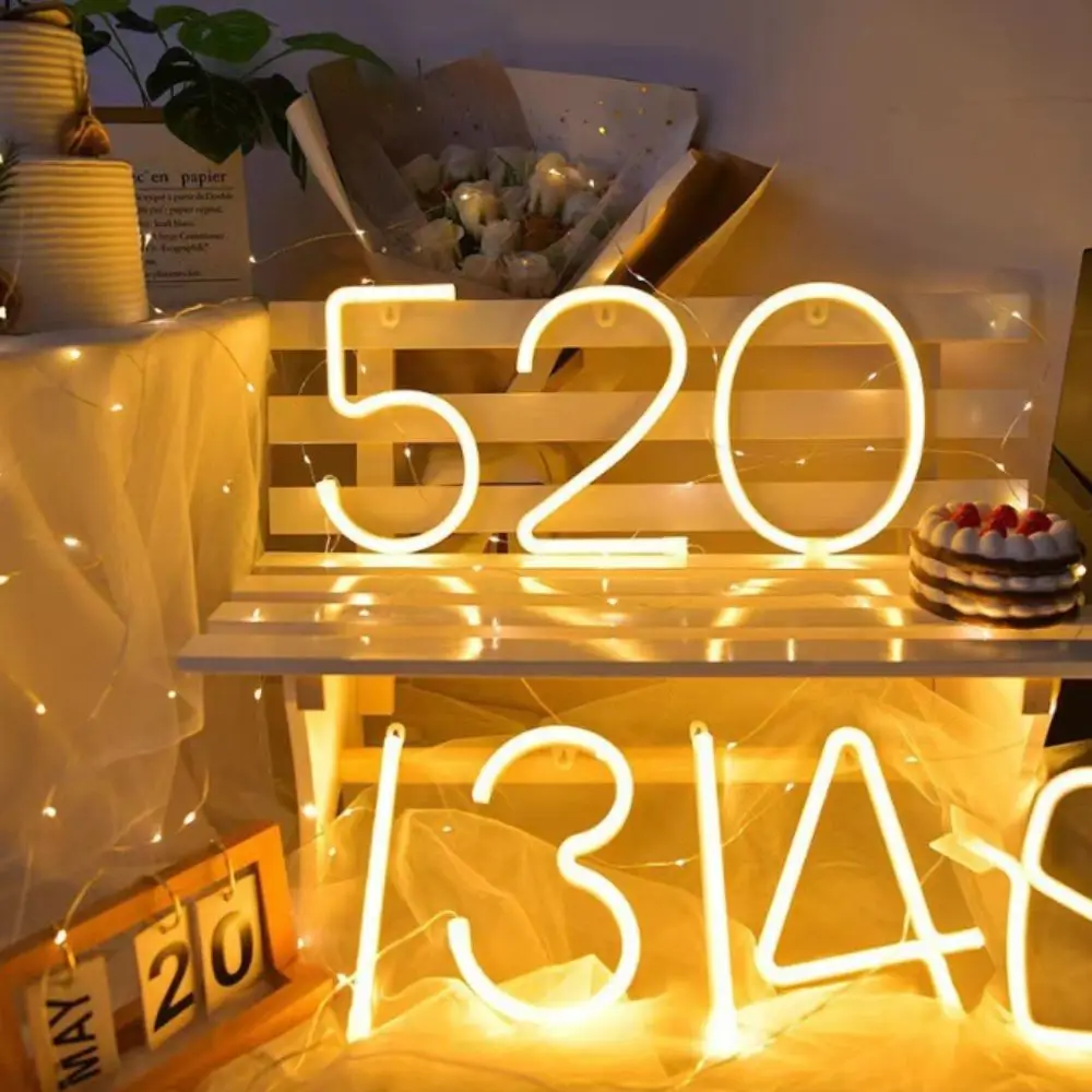 Number Theme Lamp Neon Number Lamp Warm White Neon Decorative Light Soft Glow LED Wall Decor New Year
Number Theme Lamp Neon Number Lamp Warm White Neon Decorative Light Soft Glow LED Wall Decor New Year