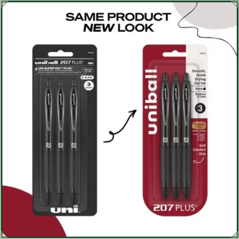 uniball 3pk 207 Plus+ Gel Pen 0.7mm Medium Point Black Ink: Signo 207 Gel Pens, Stationery, Office Supplies
uniball 3pk 207 Plus+ Gel Pen 0.7mm Medium Point Black Ink: Signo 207 Gel Pens, Stationery, Office Supplies