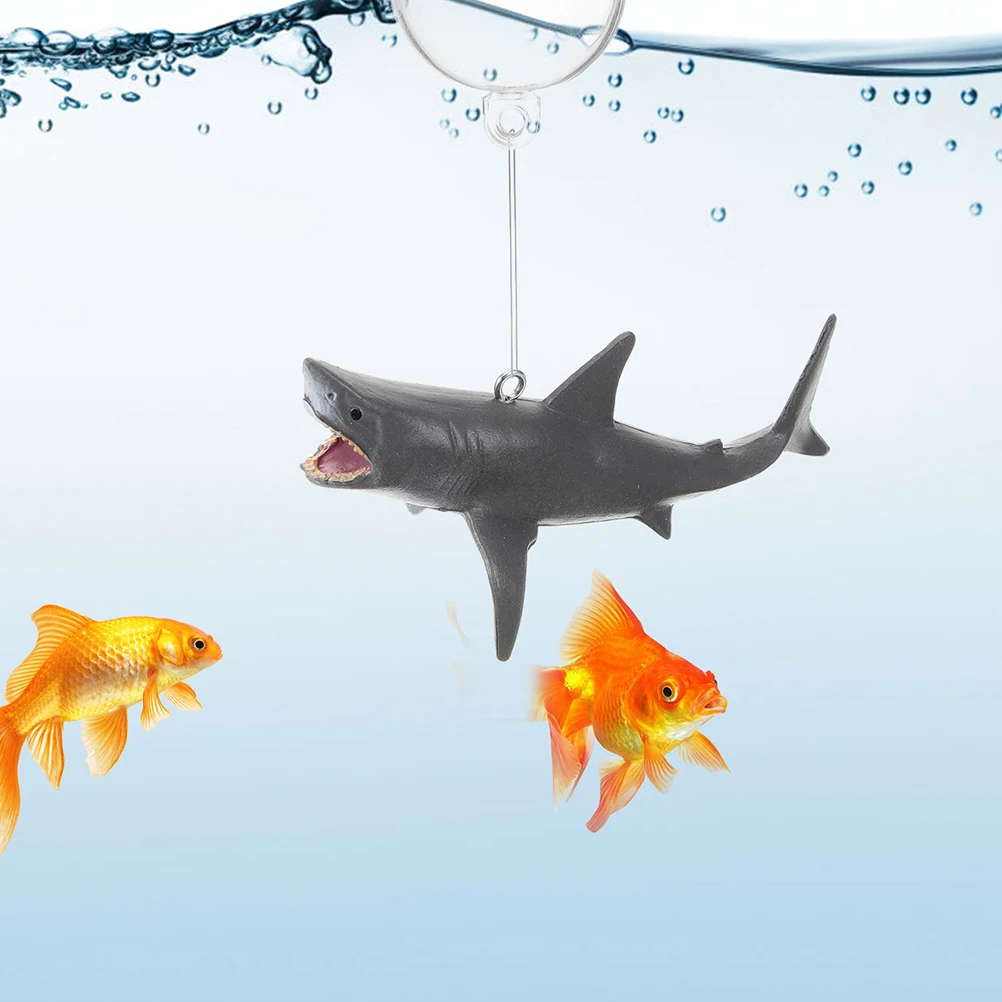 Shark Suspension Decoration Fish Tank Floating PVC Realistic Marine Animal Figurine Adjustable Rope Aquarium Layout for Fish
Shark Suspension Decoration Fish Tank Floating PVC Realistic Marine Animal Figurine Adjustable Rope Aquarium Layout for Fish