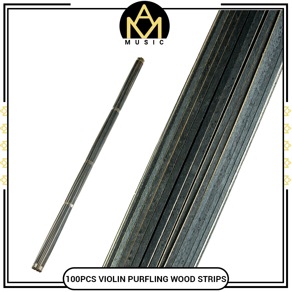 100PCS Maple Wood Violin Purfling Black White Wood Strips Violin Luthier Inlay Material Handamde Violin Use For Top & Back 1.3mm
100PCS Maple Wood Violin Purfling Black White Wood Strips Violin Luthier Inlay Material Handamde Violin Use For Top & Back 1.3mm