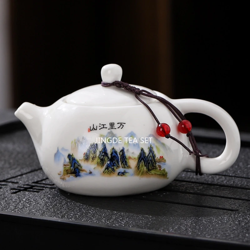 Dehua Yangzhi Jade White Porcelain Teapot Small Capacity Ceramic Kung Fu Tea Set Home Tea Making High End Customization 170ml
Dehua Yangzhi Jade White Porcelain Teapot Small Capacity Ceramic Kung Fu Tea Set Home Tea Making High End Customization 170ml