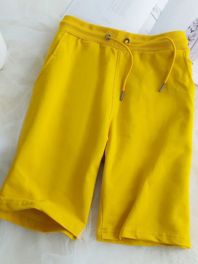 Cotton Women Pants High Waist Simple Oversize Solid Color Drawcord Women's Shorts Summer Loose Straight Casual Pant A299
Cotton Women Pants High Waist Simple Oversize Solid Color Drawcord Women's Shorts Summer Loose Straight Casual Pant A299