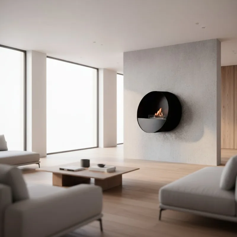 Wall-mounted Inclined Column Alcohol Type Fireplaces for Villas Hotels Customizable Indoor Floating Stove Carbon Steel Black
Wall-mounted Inclined Column Alcohol Type Fireplaces for Villas Hotels Customizable Indoor Floating Stove Carbon Steel Black