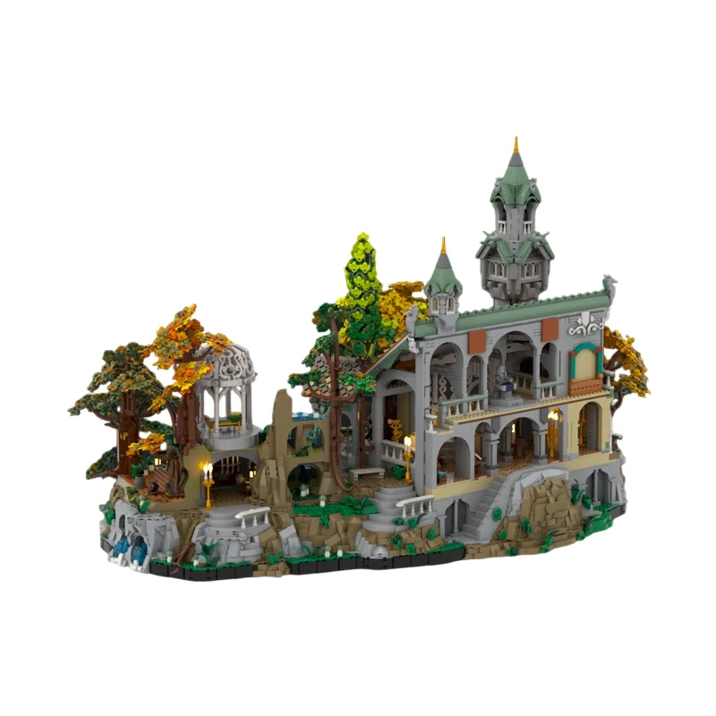 Набор для творческой сборки Rivendell MOC: расширение для средневекового эльфийского замка, модуль-конструктор для создания сцен
Набор для творческой сборки Rivendell MOC: расширение для средневекового эльфийского замка, модуль-конструктор для создания сцен