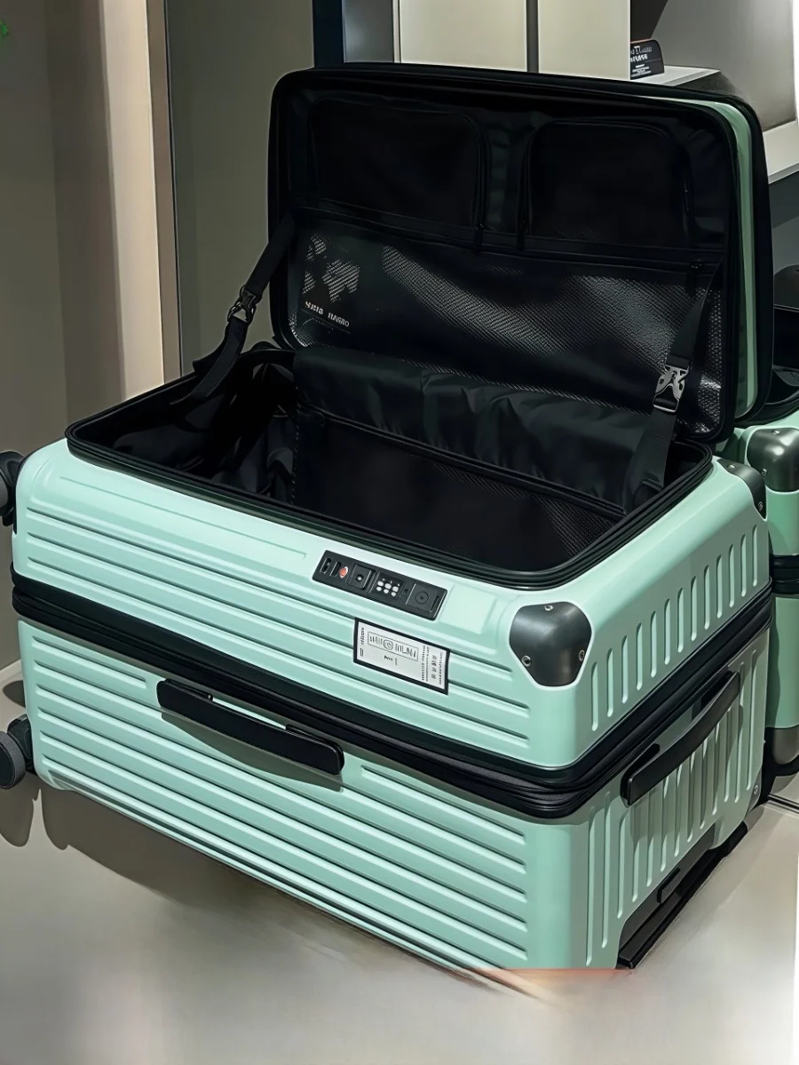 New Side Open Cover Lage Suitcase Explosion Proof Five Wheels Travel Bag Men Extended Pull Rod Large Capaci Boarding Pas...
New Side Open Cover Lage Suitcase Explosion Proof Five Wheels Travel Bag Men Extended Pull Rod Large Capaci Boarding Pas...