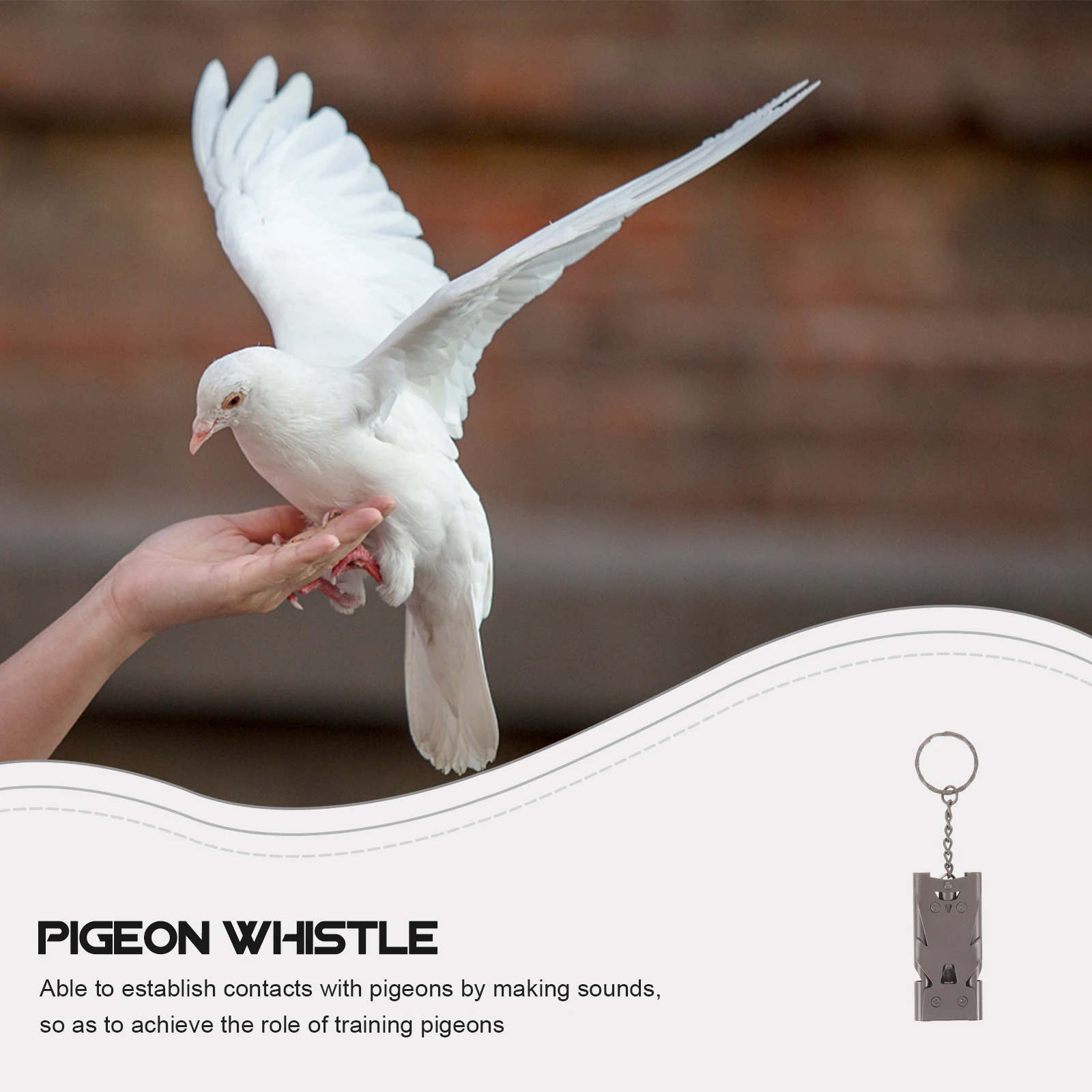 Stainless Steel Bird For Pigeon Dog Bark Control Lightweight Portable Outdoor Survival Training Accessory Pigeon Whistle Dog
Stainless Steel Bird For Pigeon Dog Bark Control Lightweight Portable Outdoor Survival Training Accessory Pigeon Whistle Dog