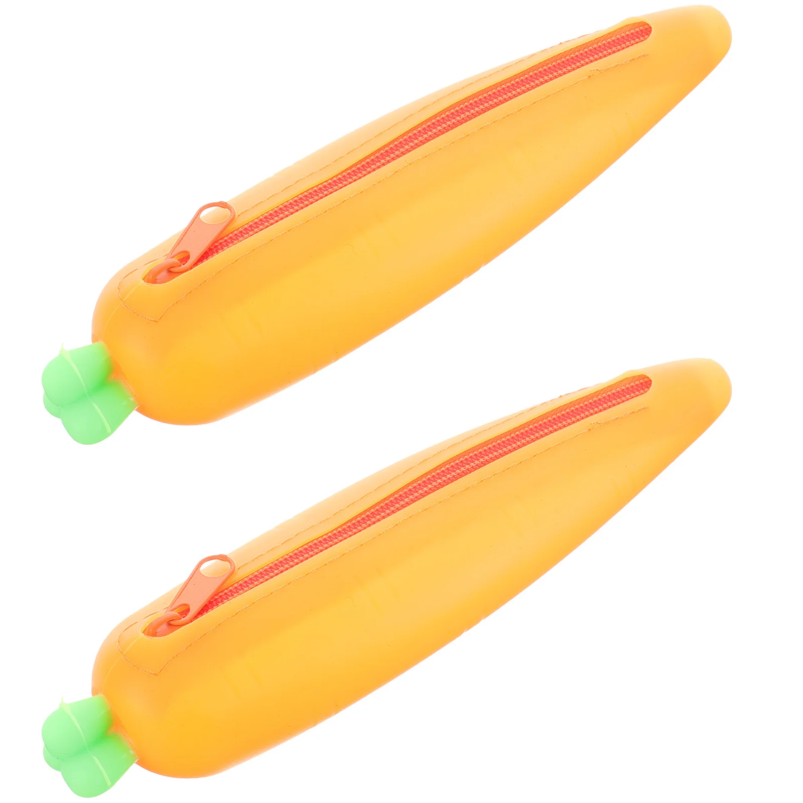 2Pcs Carrot Shaped Silicone Pencil Case Creative Pen Bag for Kids Adults Large Capacity Stationery Organizer Smooth Zipper
2Pcs Carrot Shaped Silicone Pencil Case Creative Pen Bag for Kids Adults Large Capacity Stationery Organizer Smooth Zipper