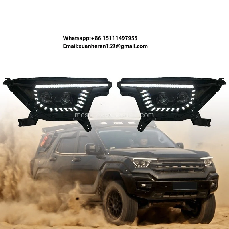 2025 New Arrival Upgrade Car Accessories LED Front Lights Headlight for GWM Tank 400
2025 New Arrival Upgrade Car Accessories LED Front Lights Headlight for GWM Tank 400