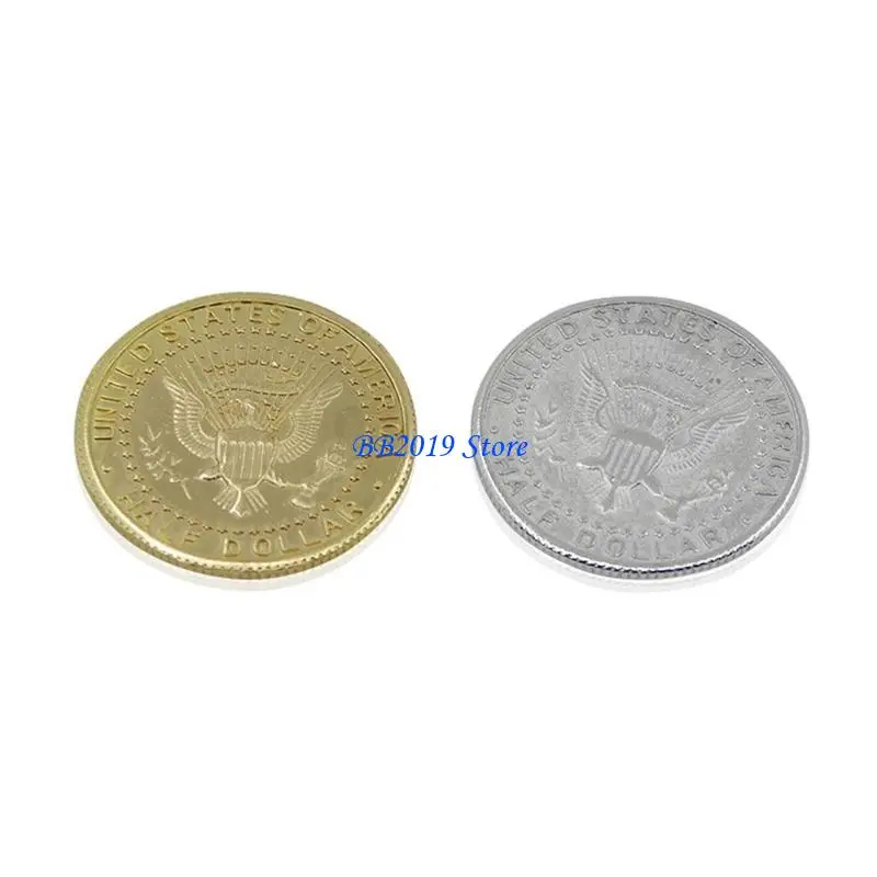 Q0KB Vanish Magician Accessory Close Up Illusions Props Gimmick Coin Gift
Q0KB Vanish Magician Accessory Close Up Illusions Props Gimmick Coin Gift