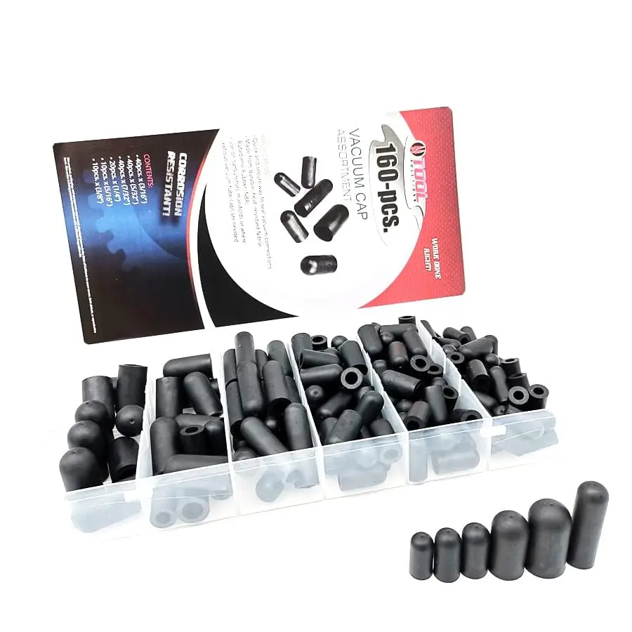 160pcs Carburetor & Vacuum Rubber Cap Plug Assortment (3/16"-3/8") Auto Repair Kit
160pcs Carburetor & Vacuum Rubber Cap Plug Assortment (3/16"-3/8") Auto Repair Kit