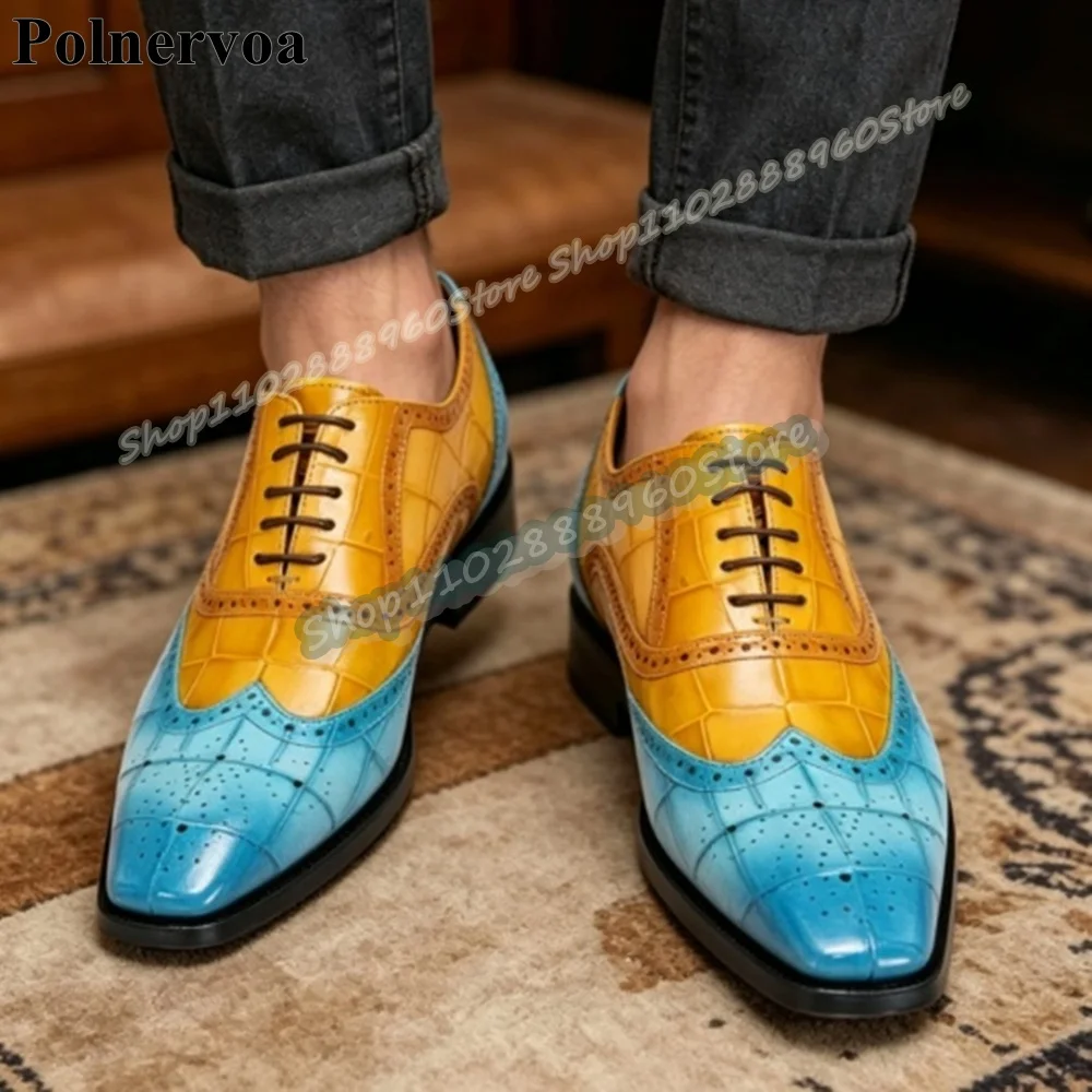 Mixed Crocodile Leather Cross Tied Party Men Pumps Flats Dress Shoes For Men Slip On Banquet Catwalk 2026 Fashionable Men Pumps
Mixed Crocodile Leather Cross Tied Party Men Pumps Flats Dress Shoes For Men Slip On Banquet Catwalk 2026 Fashionable Men Pumps
