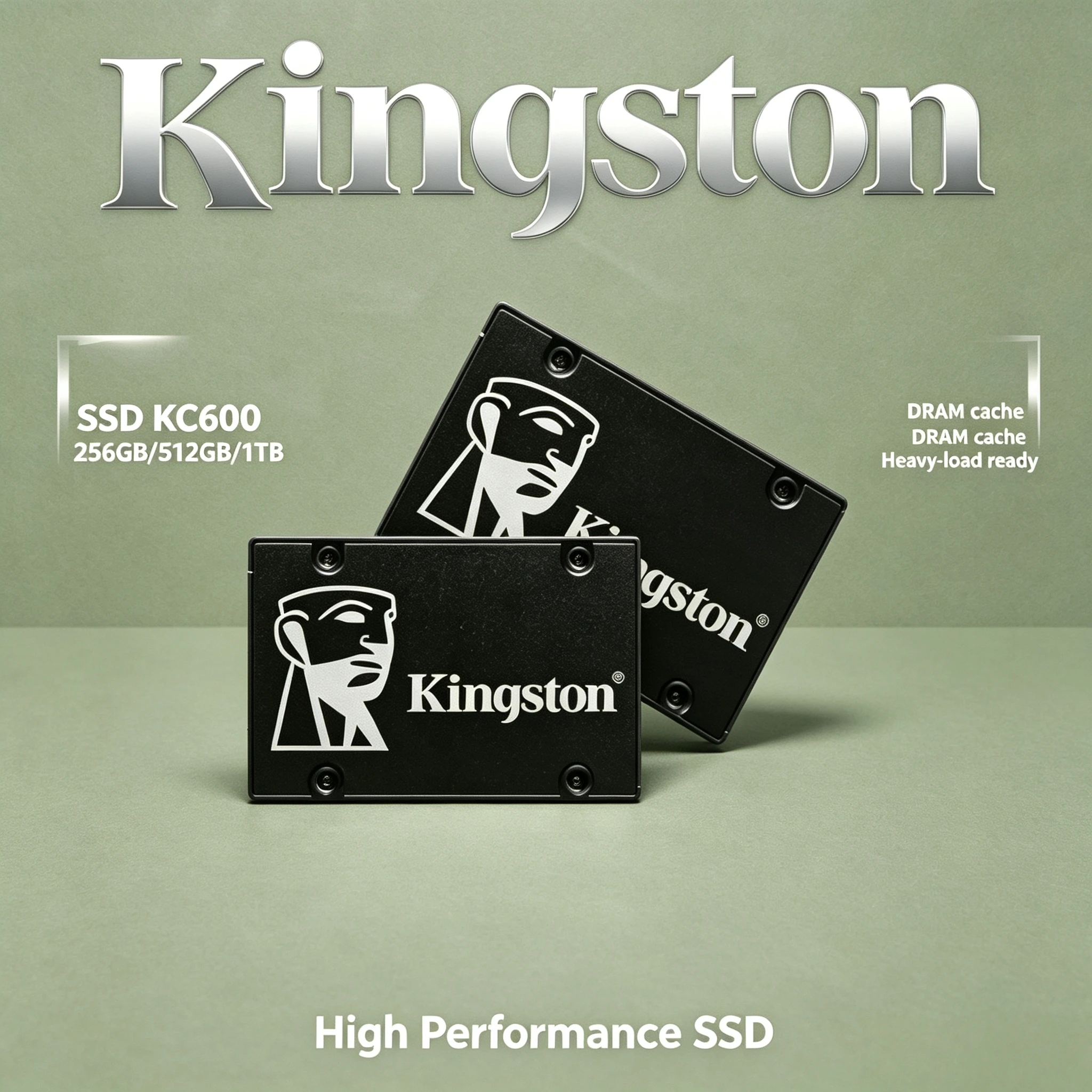Kingston KC600 SATA3 SSD 2.5 Inch Internal Solid State Drive 256GB 512GB 1TB 2TB Upgrade for Laptop Desktop Computer Gaming Pro
Kingston KC600 SATA3 SSD 2.5 Inch Internal Solid State Drive 256GB 512GB 1TB 2TB Upgrade for Laptop Desktop Computer Gaming Pro