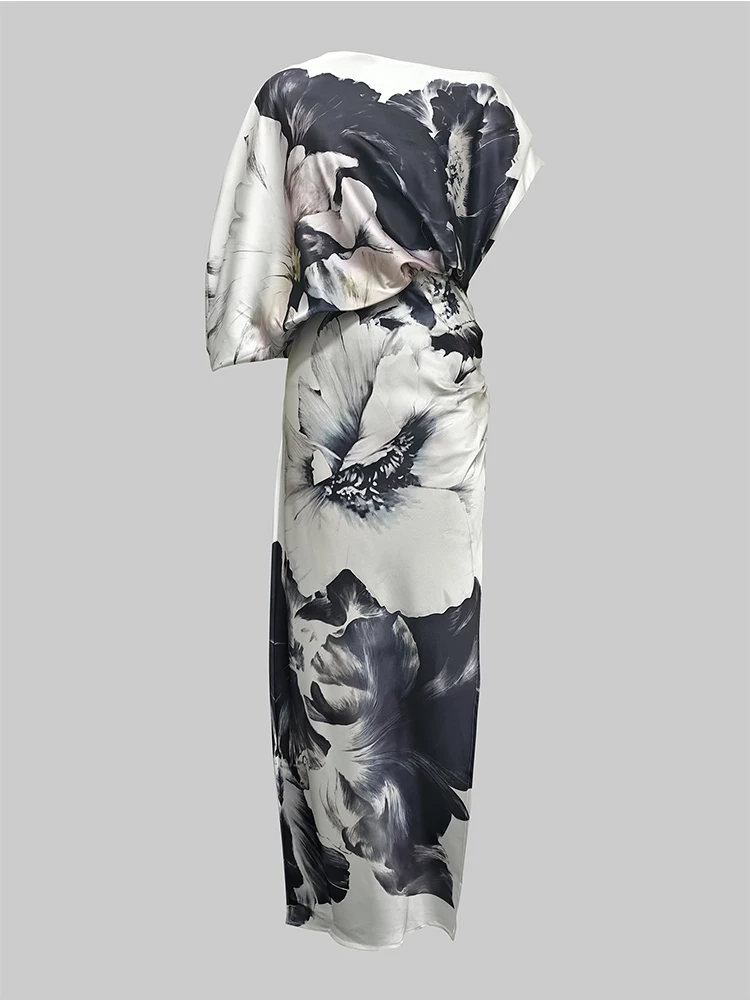 Missuoo Women's Black White Ink Floral Pattern Cold Shoulder Batwing Sleeve Waist Split Maxi Dreee Luxury Elegant Party Dresses
Missuoo Women's Black White Ink Floral Pattern Cold Shoulder Batwing Sleeve Waist Split Maxi Dreee Luxury Elegant Party Dresses