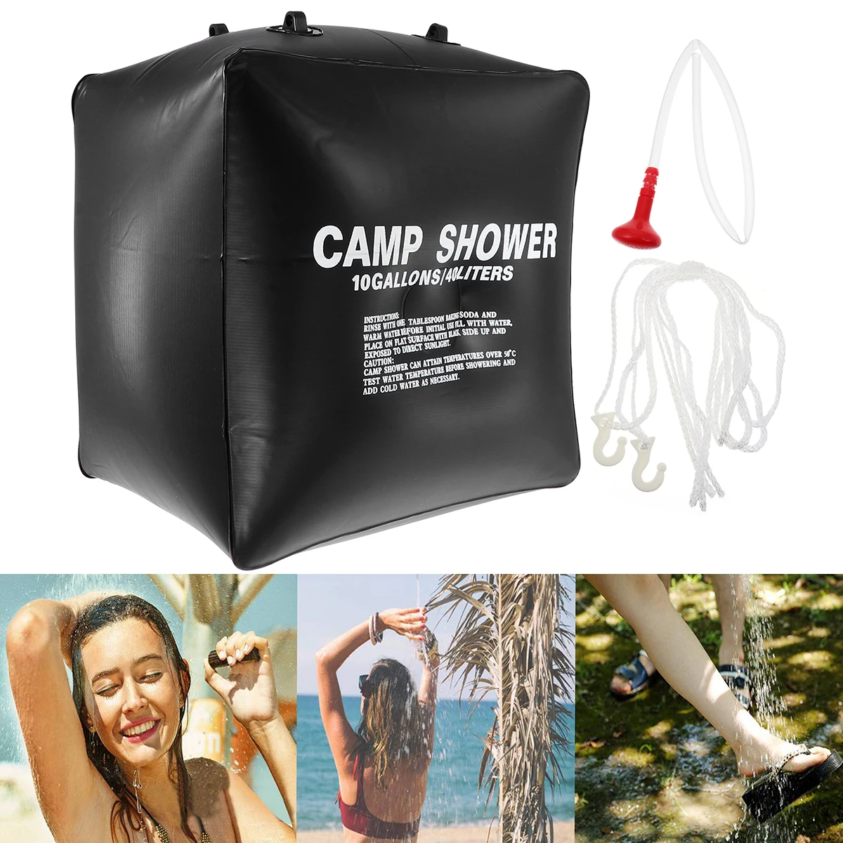 Solar Shower Bag PVC 1 Set Camping Supplies Portable Bathing Pouch for Hiking Fishing Outdoor Travel Bag
Solar Shower Bag PVC 1 Set Camping Supplies Portable Bathing Pouch for Hiking Fishing Outdoor Travel Bag