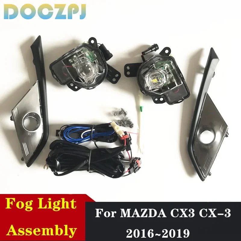 1Set Car Frongt Bumper Replacement LED Fog Light Assembly For MAZDA CX3 CX-3 2016 2017 2018 2019 With Wiring Switch
1Set Car Frongt Bumper Replacement LED Fog Light Assembly For MAZDA CX3 CX-3 2016 2017 2018 2019 With Wiring Switch