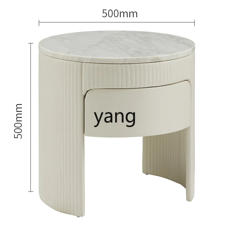 LH bedside table Modern light luxury marble leather high-end beige bedside table
LH bedside table Modern light luxury marble leather high-end beige bedside table