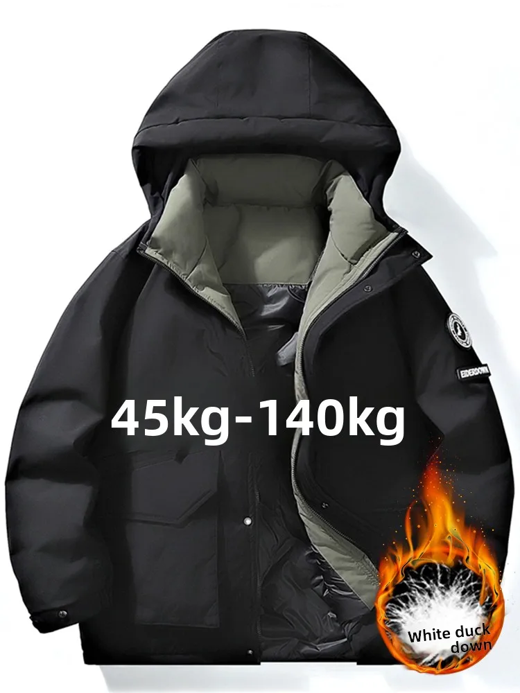 Мужская утепленная зимняя куртка из пуха и искусственного меха, теплая, морозостойкая, больших размеров, рабочая одежда, молодежный тренд, полиэстер
Мужская утепленная зимняя куртка из пуха и искусственного меха, теплая, морозостойкая, больших размеров, рабочая одежда, молодежный тренд, полиэстер