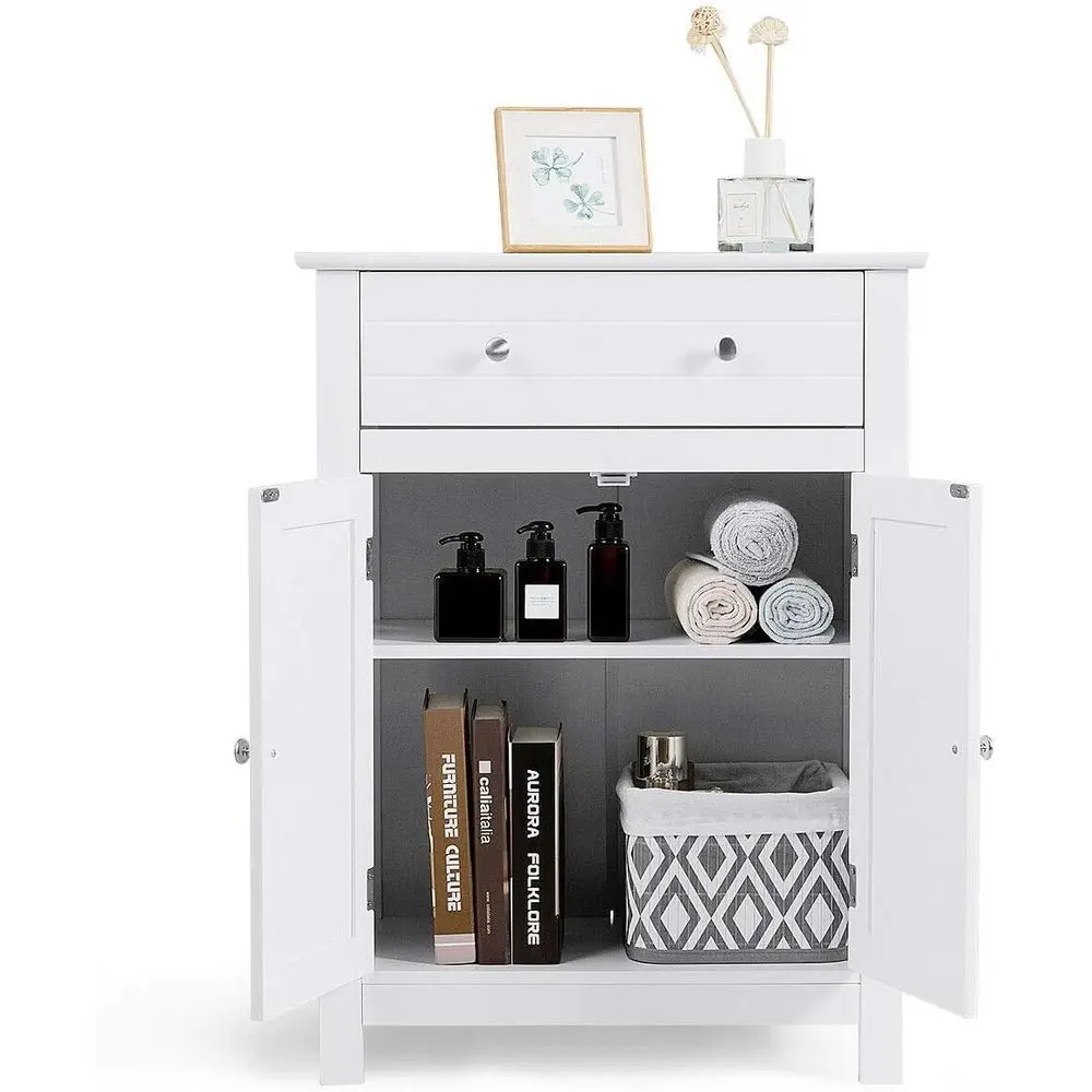Large Double Wooden Cabinet with Adjustable Shelves, Ideal for Bathroom and Living Room, 23.5 x 12 x 31.5, White
Large Double Wooden Cabinet with Adjustable Shelves, Ideal for Bathroom and Living Room, 23.5 x 12 x 31.5, White