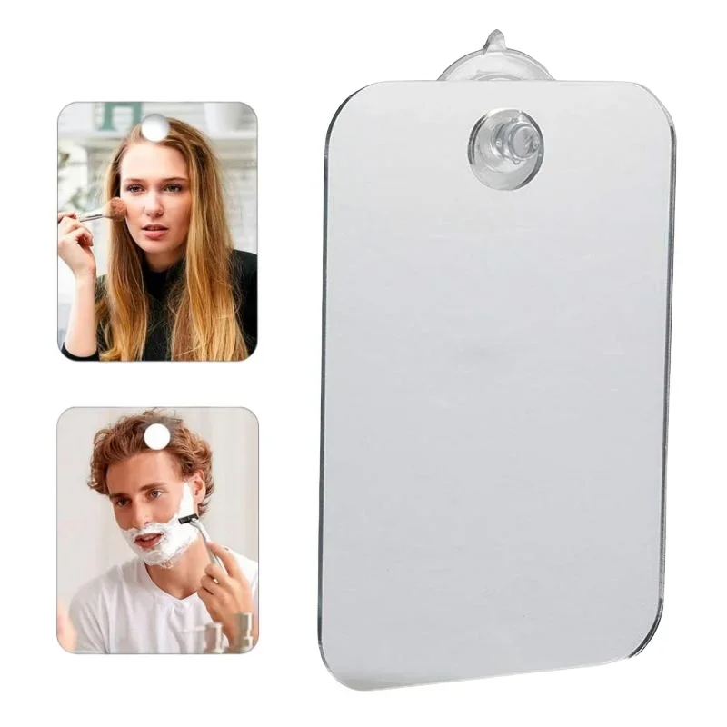 Acrylic Anti Fog Mirror Shower Shaving Fogless Mirror with Suction Cup Washroom Travel Accessories For Women Makeup Man Shaving
Acrylic Anti Fog Mirror Shower Shaving Fogless Mirror with Suction Cup Washroom Travel Accessories For Women Makeup Man Shaving