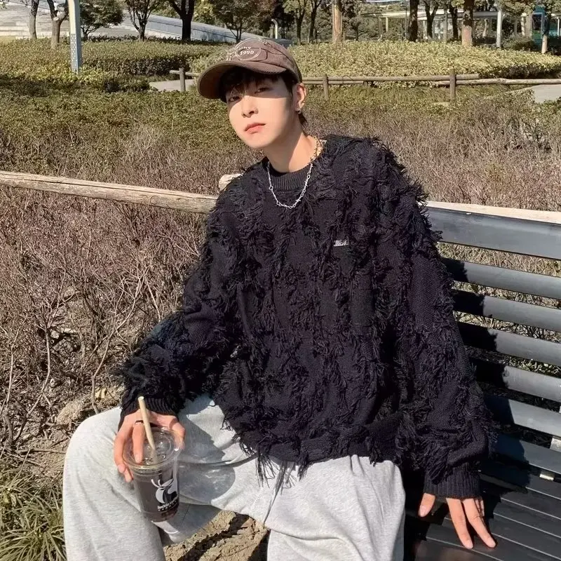 plus Size Men's Knitted Sweater round Ne Fringed Base Layer Winter Warm Polyester Fiber Neutral Sle Long Sve Color
plus Size Men's Knitted Sweater round Ne Fringed Base Layer Winter Warm Polyester Fiber Neutral Sle Long Sve Color